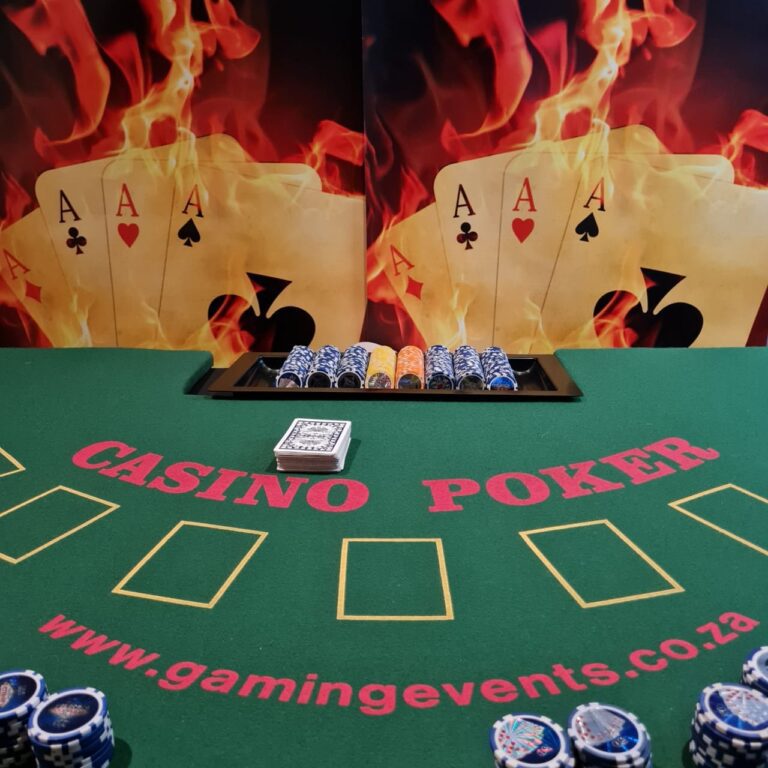 Poker tournaments with professional dealers at a fundraiser (1)