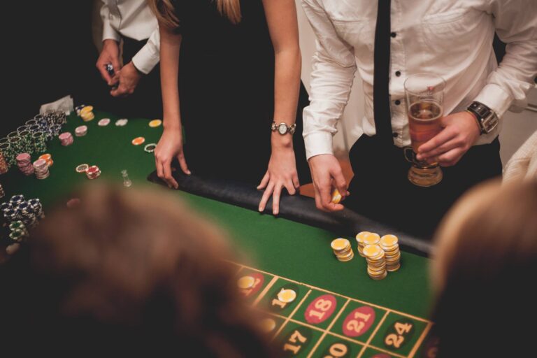 Conference entertainment with fun casino tables at a gala evening (2)