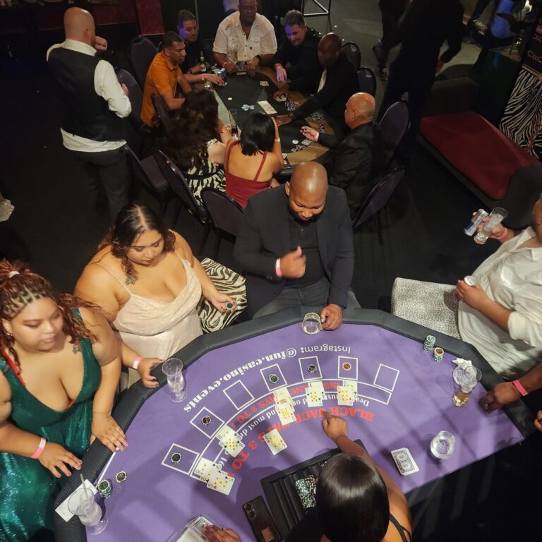 Guests playing at a casino table during year-end functions (1)